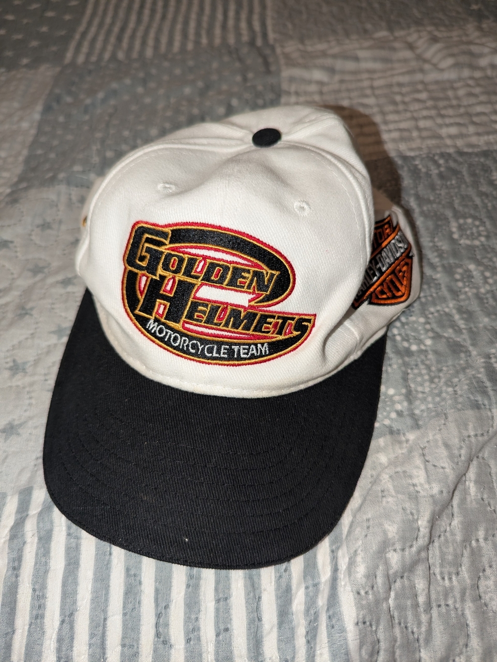 Vintage O.P.P. Golden Helmets Motorcycle Team Hat